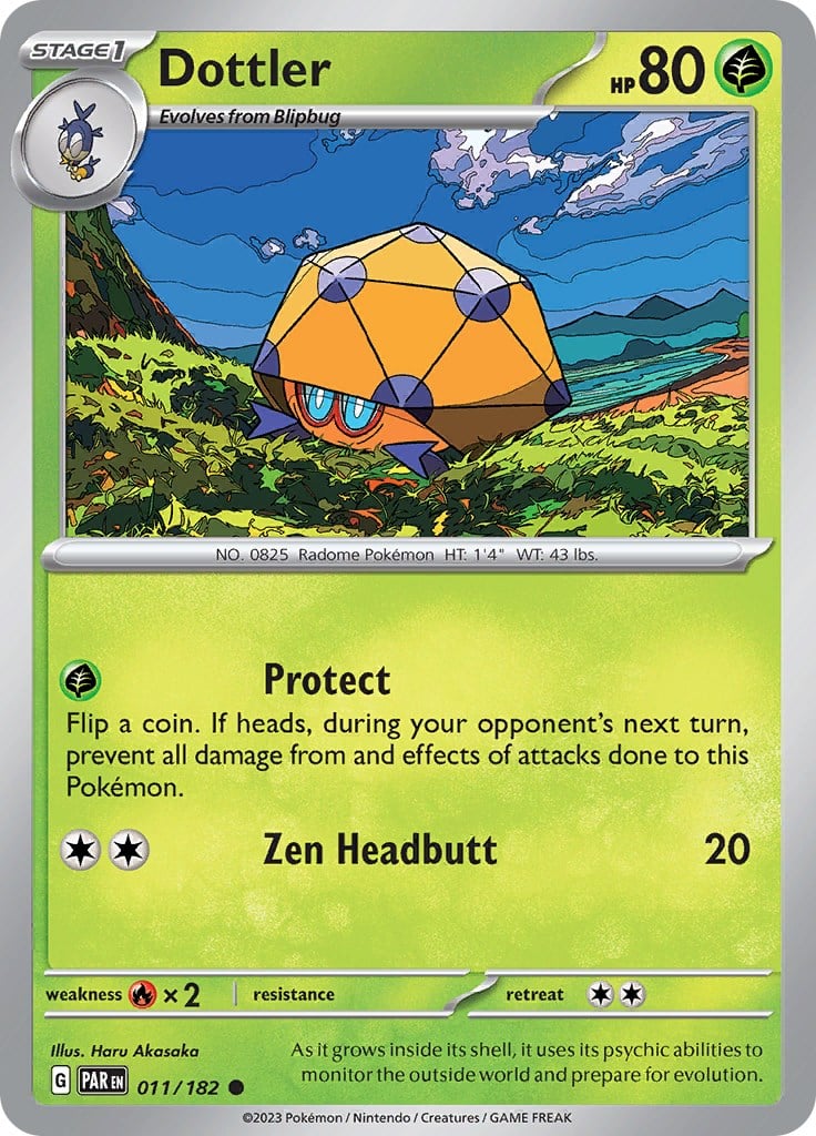 Dottler - 11 / 182 - Paradox Rift - Damaged - en