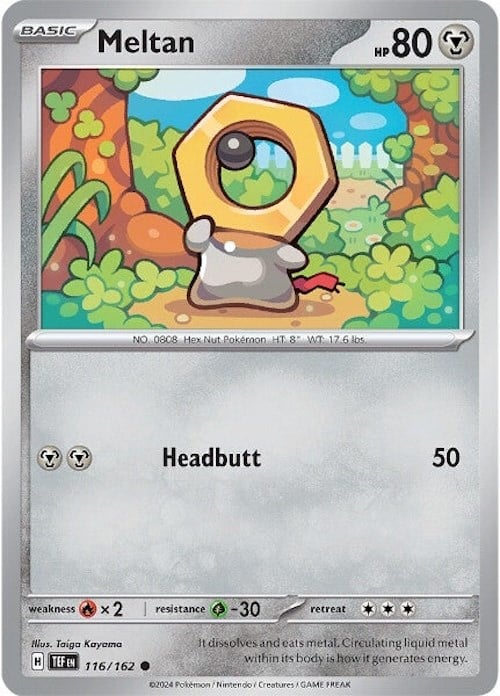Meltan - 116 / 162 - Temporal Forces - Near Mint - en